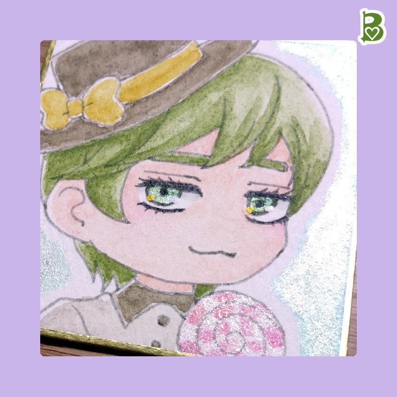 【 🍭7.6×7.6cm 】B・C・D・E【 色紙 】