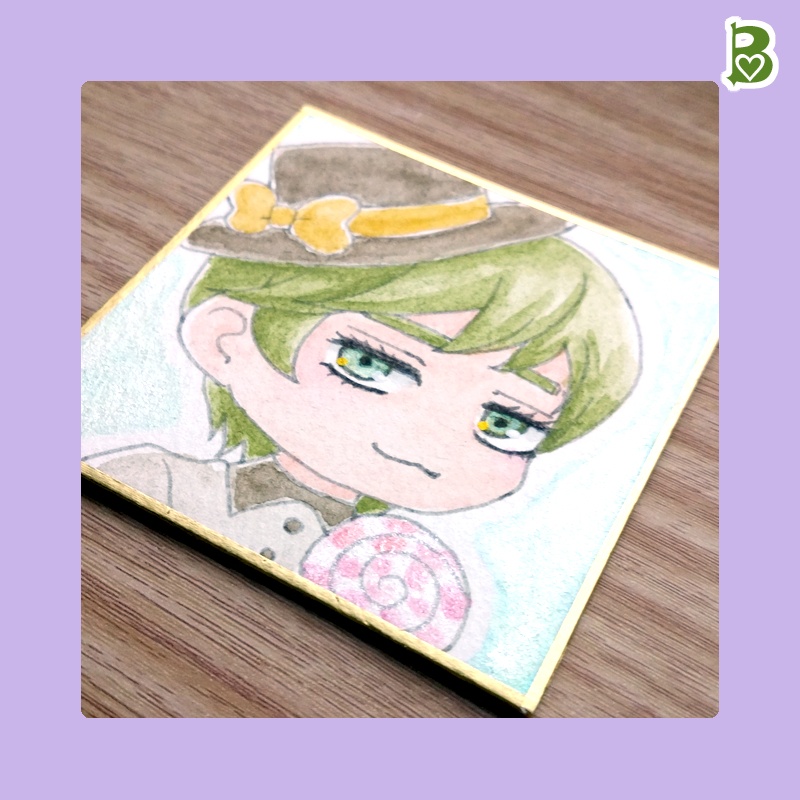 【 🍭7.6×7.6cm 】B・C・D・E【 色紙 】