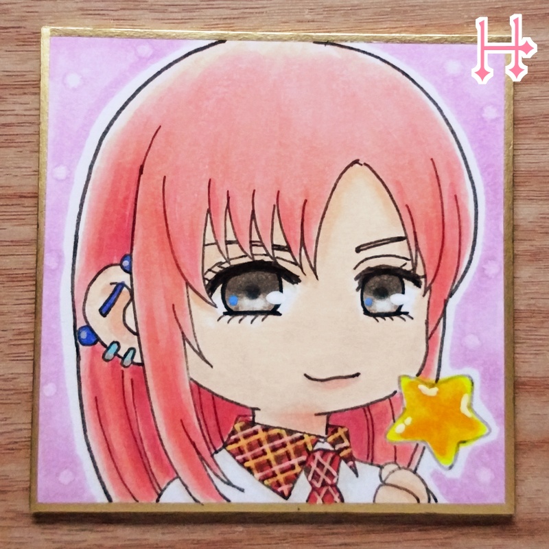 【 🍭7.6×7.6cm 】G ・H・I・J 【 色紙 】