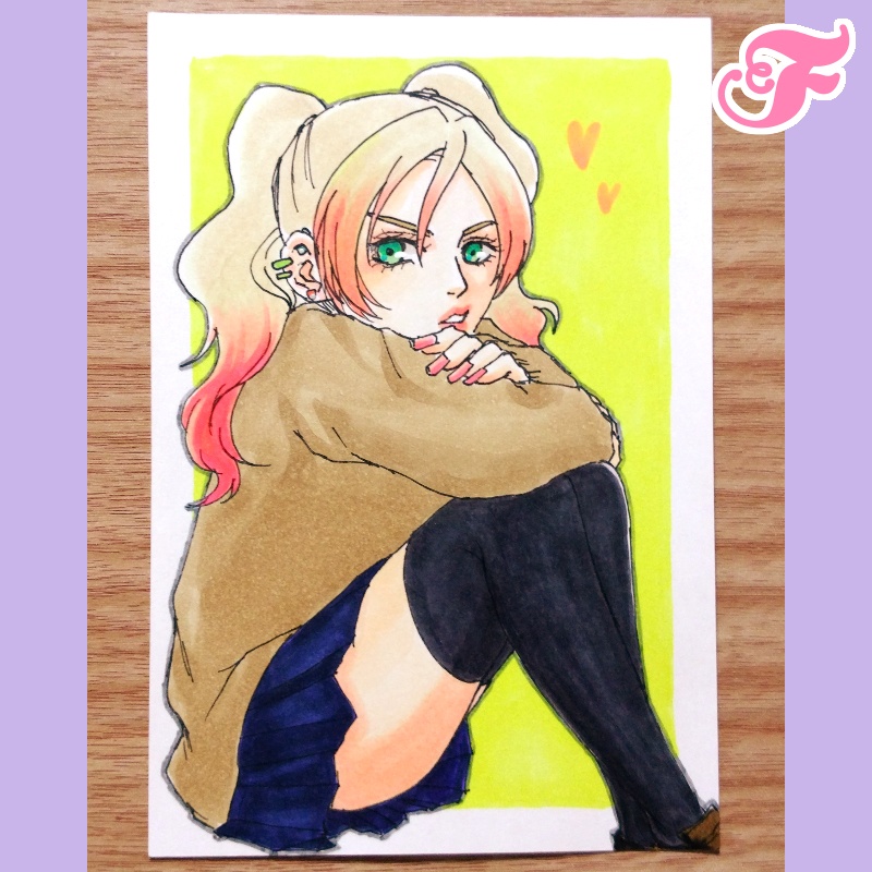 【 🍭ポストカード 】 D・E・F・G・H 【 原画 】