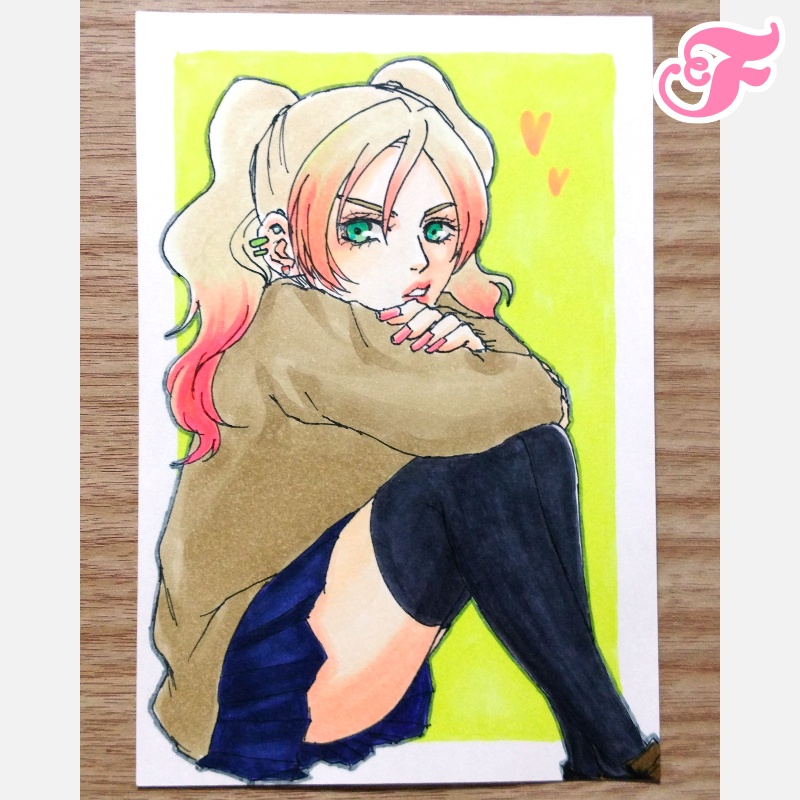 【 🍭ポストカード 】 D・E・F・G・H 【 原画 】