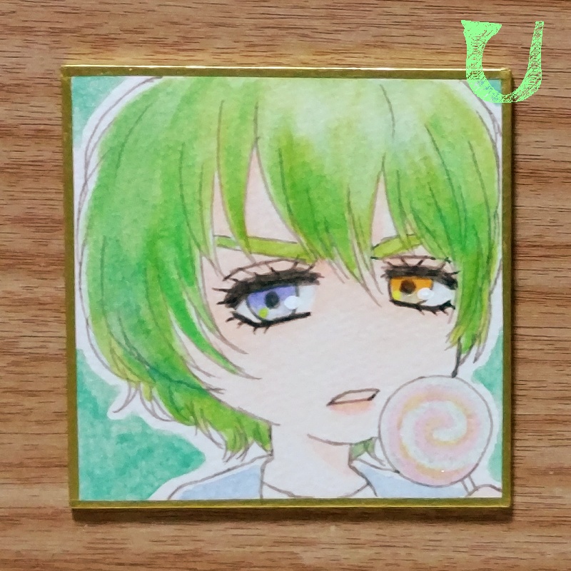 【 🍭7.6×7.6cm 】 R②・S②・U② 【 色紙 】