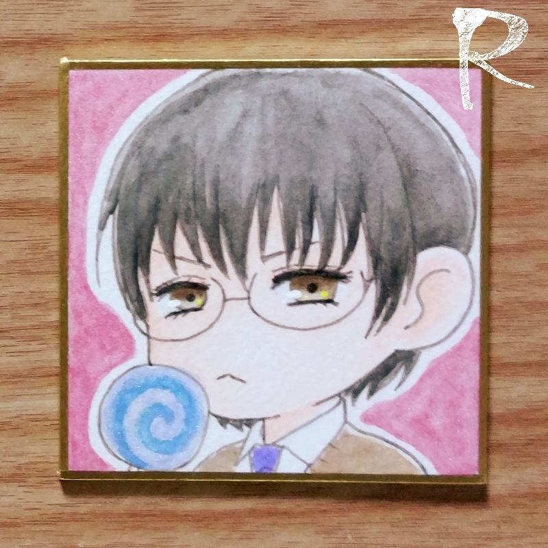 【 🍭7.6×7.6cm 】 R②・S②・U② 【 色紙 】