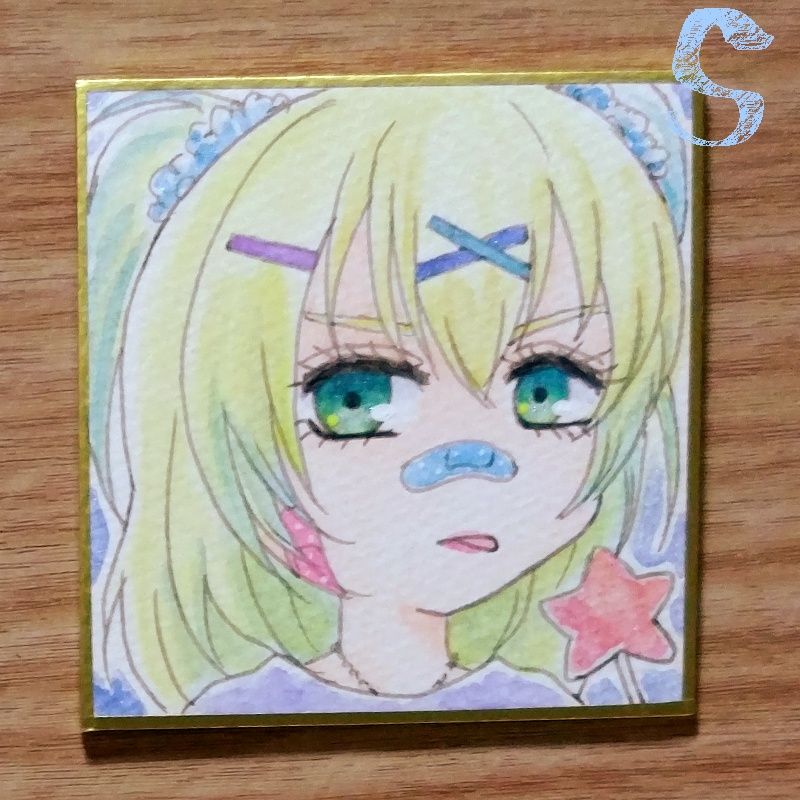 【 🍭7.6×7.6cm 】 R②・S②・U② 【 色紙 】