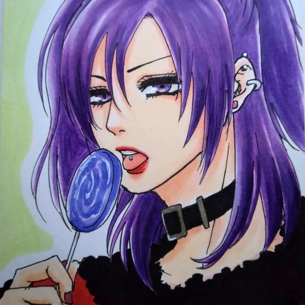 【🍭 ポストカード 】 L・M・N・P 【 原画 】