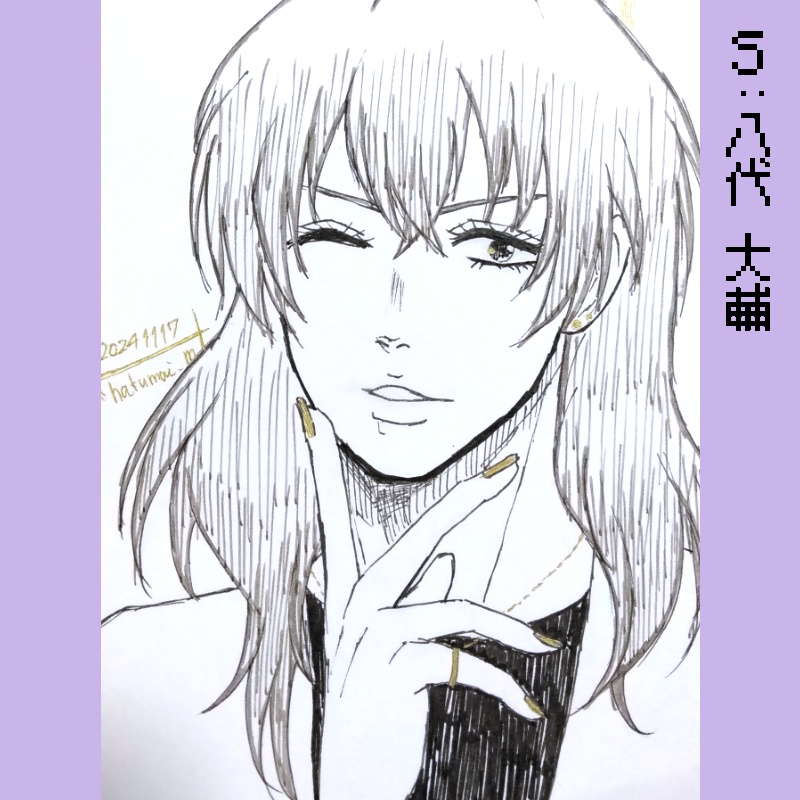 【🍭 ポストカード 】 Q・R・S・T 【 原画 】