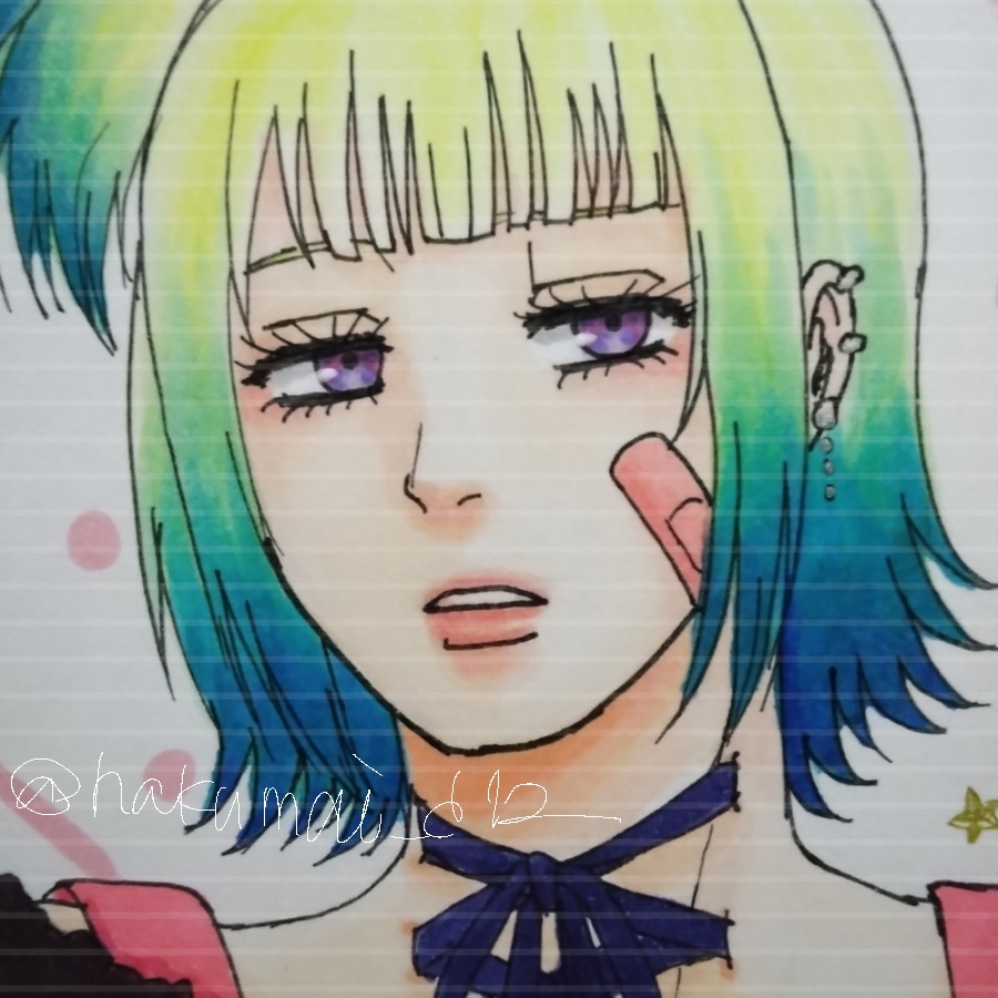 【 🍭ポストカード 】 U・V・W 【 原画 】