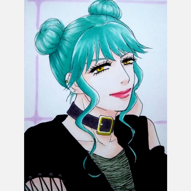 【 🍭ポストカード 】 U・V・W 【 原画 】