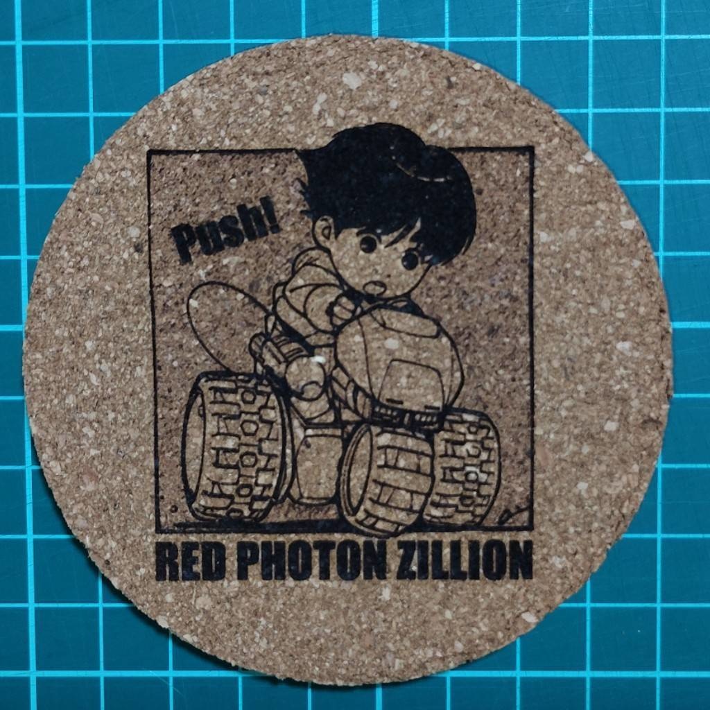 【匿名発送】じりおん屋謹製 コルクコースター「C」