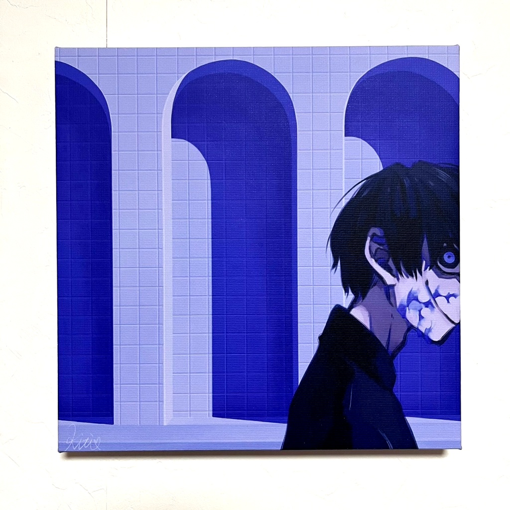 【複製原画キャンバス】Don't look into his eyes.