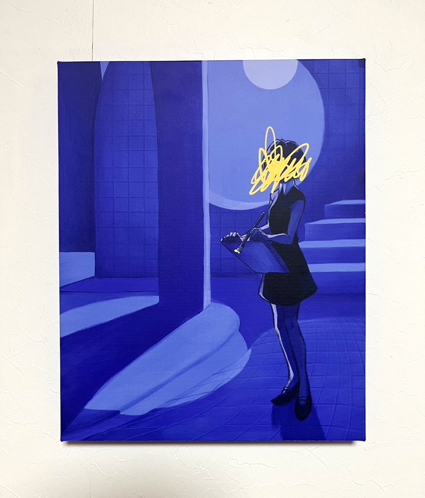 【複製原画キャンバス】I remember seeing her in that dream, why can't I remember her face?