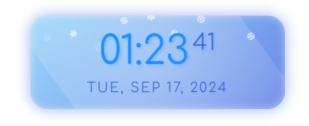 【無料】配信者・Vtuber向け OBS用動く!かわいいデジタル時計!!