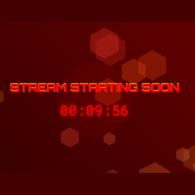 【無料】サイバーな配信待機画面!!!