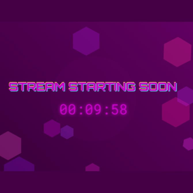 【無料】サイバーな配信待機画面!!!