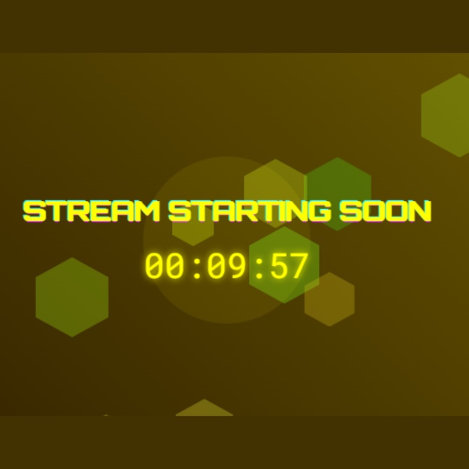 【無料】サイバーな配信待機画面!!!