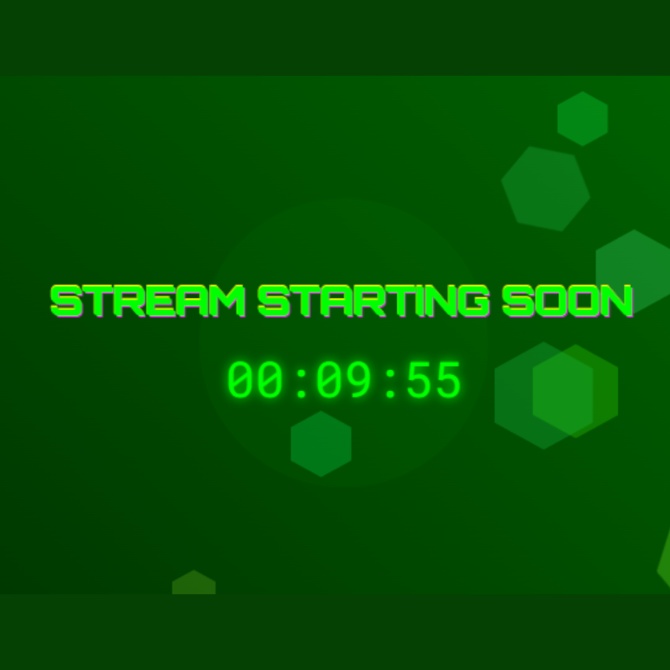 【無料】サイバーな配信待機画面!!!