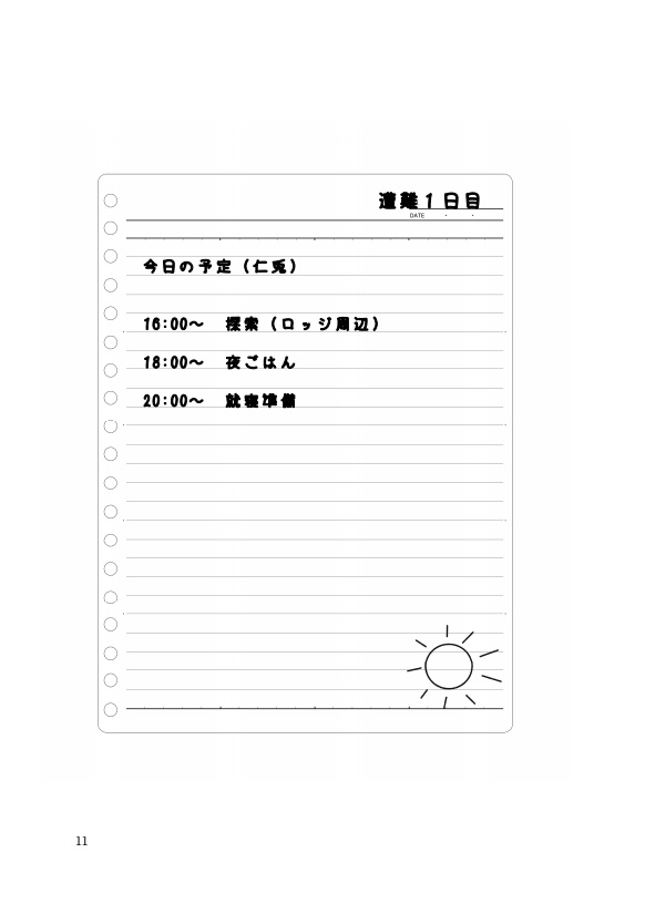 ウキウキ♪サバイバル ~君と僕のLove Forever~ 木漏れ日のsurprise