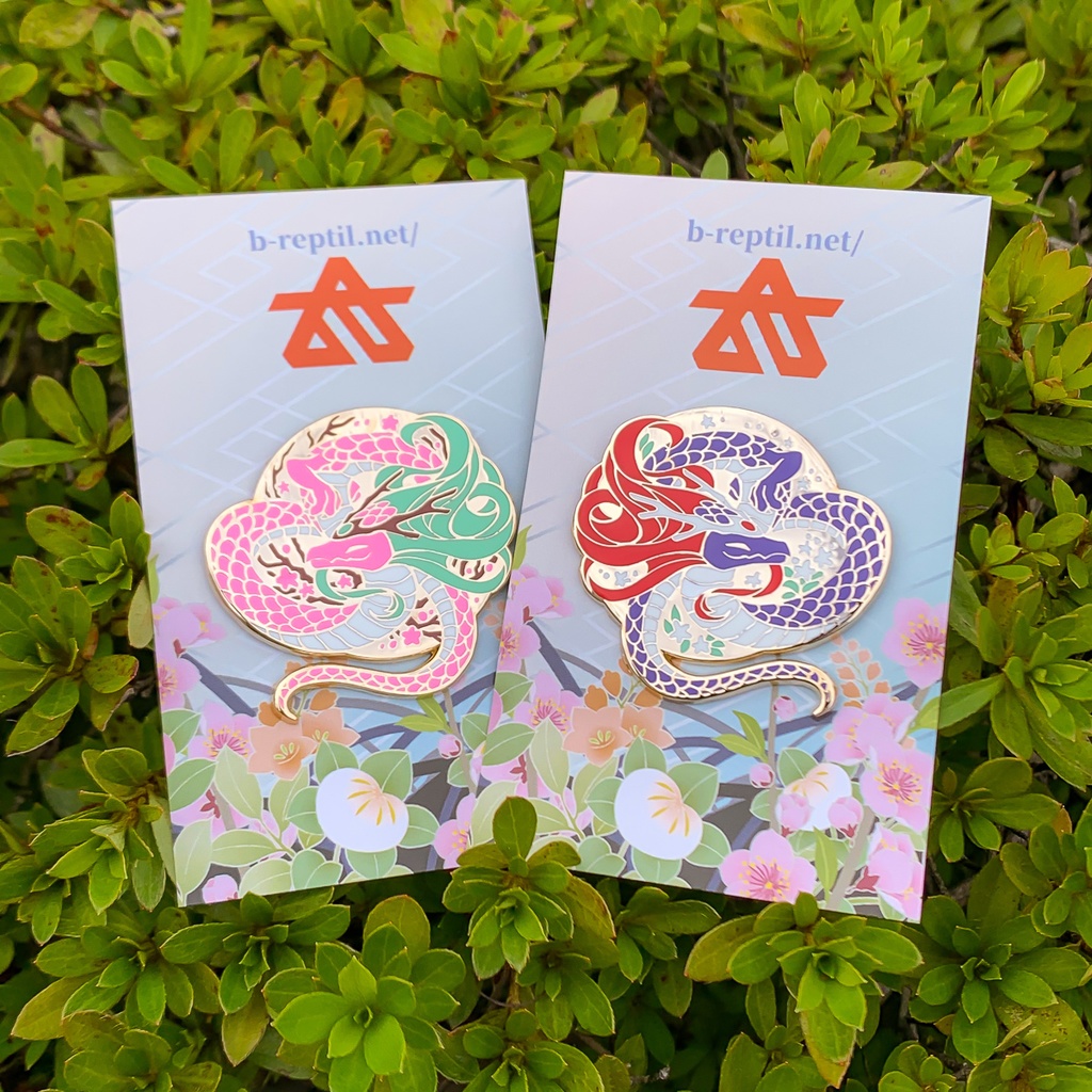 和龍ピンバッジ