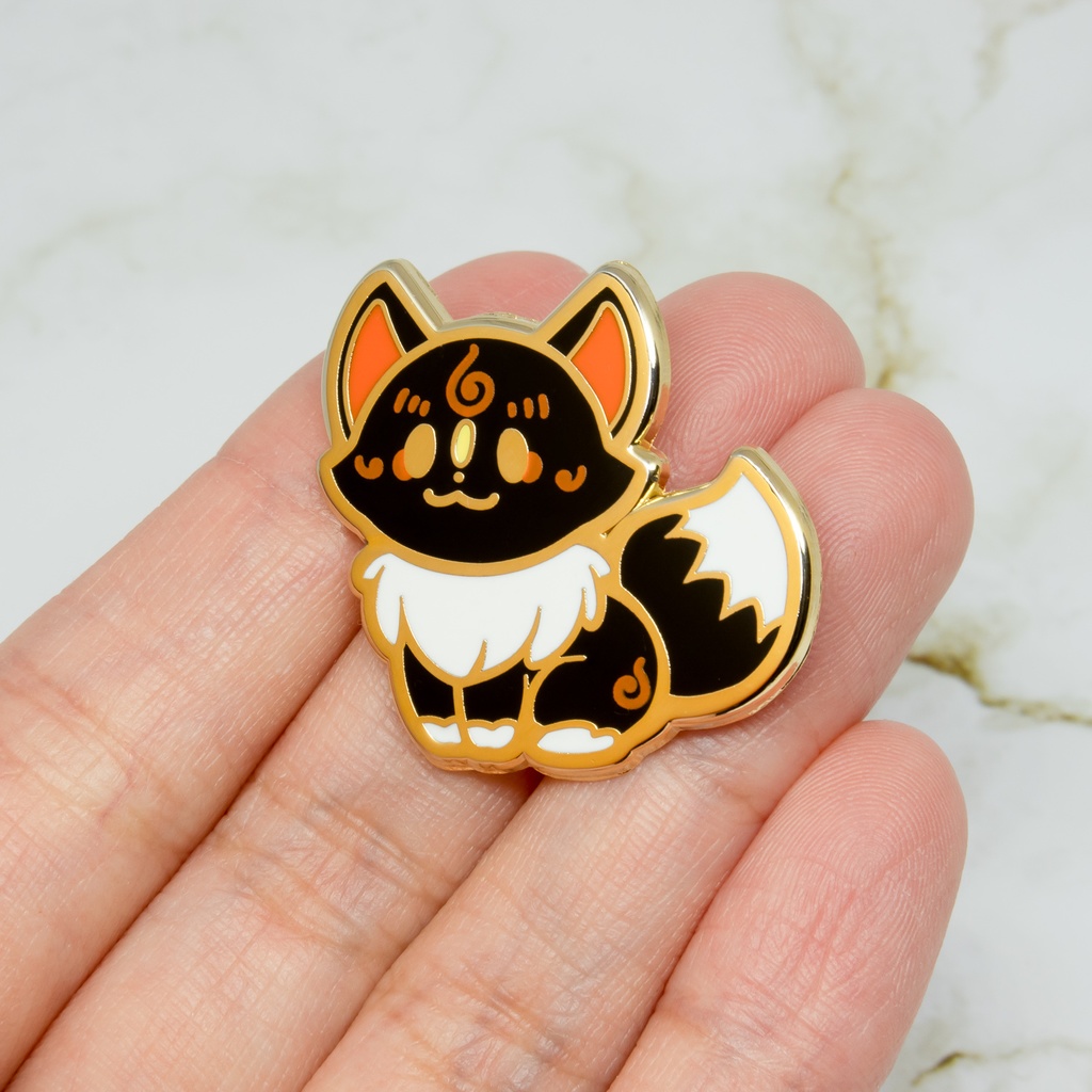 こんのすけ&くろのすけ ピンバッジ