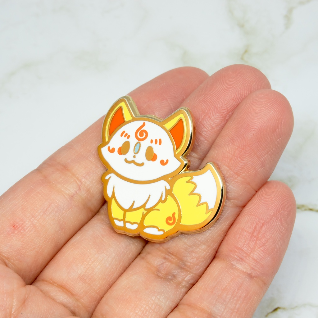 こんのすけ&くろのすけ ピンバッジ