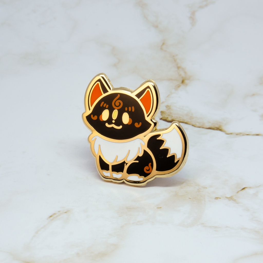 こんのすけ&くろのすけ ピンバッジ