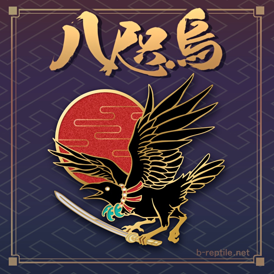八咫烏ピンバッジ