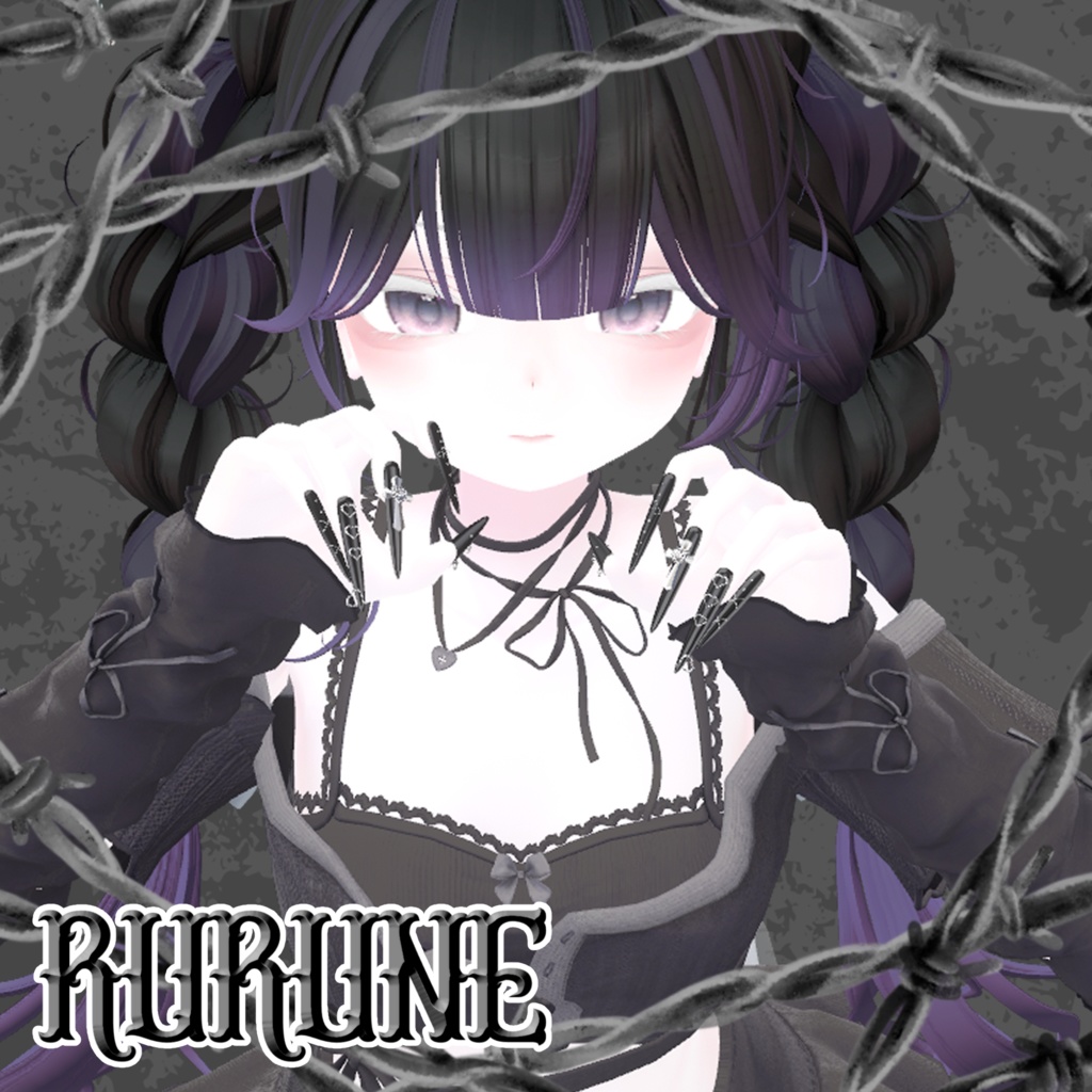 【25アバター対応】PlumpingHeartNail【MA対応】