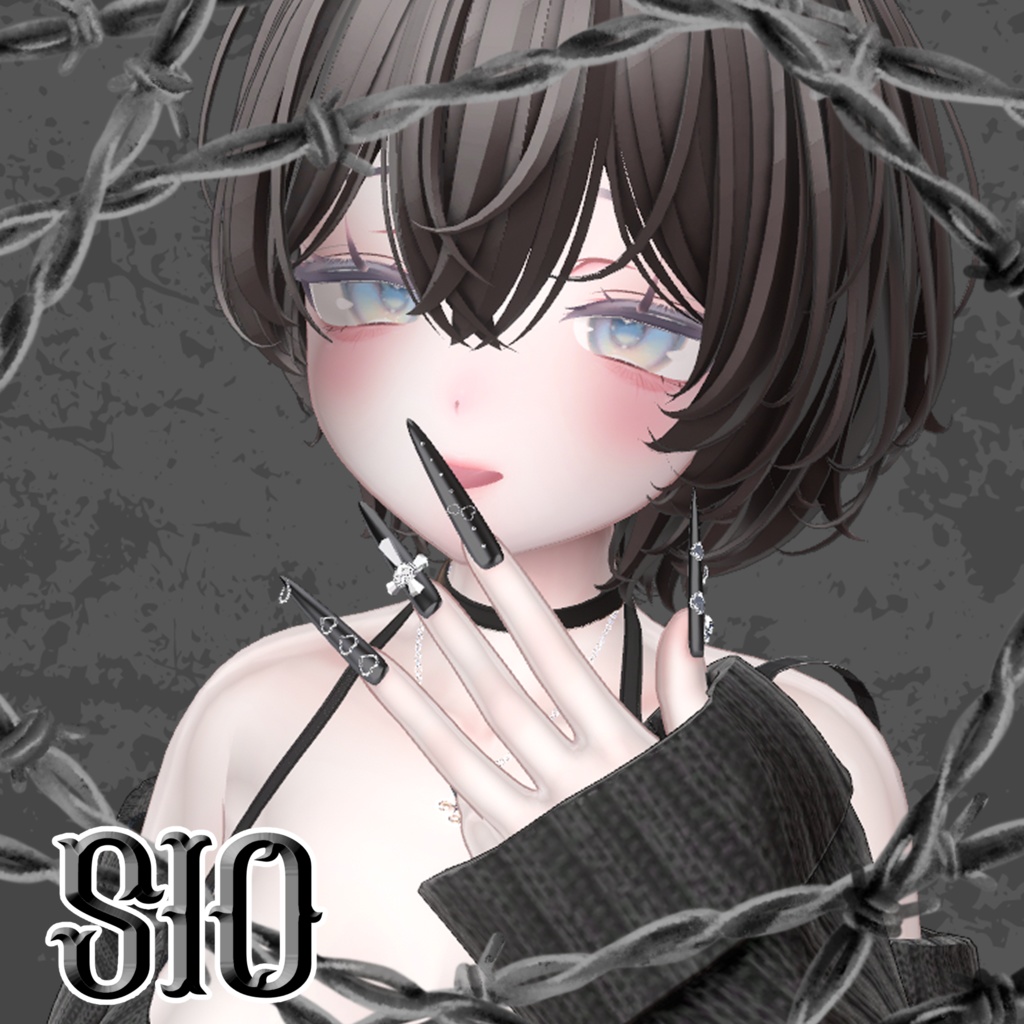 【25アバター対応】PlumpingHeartNail【MA対応】