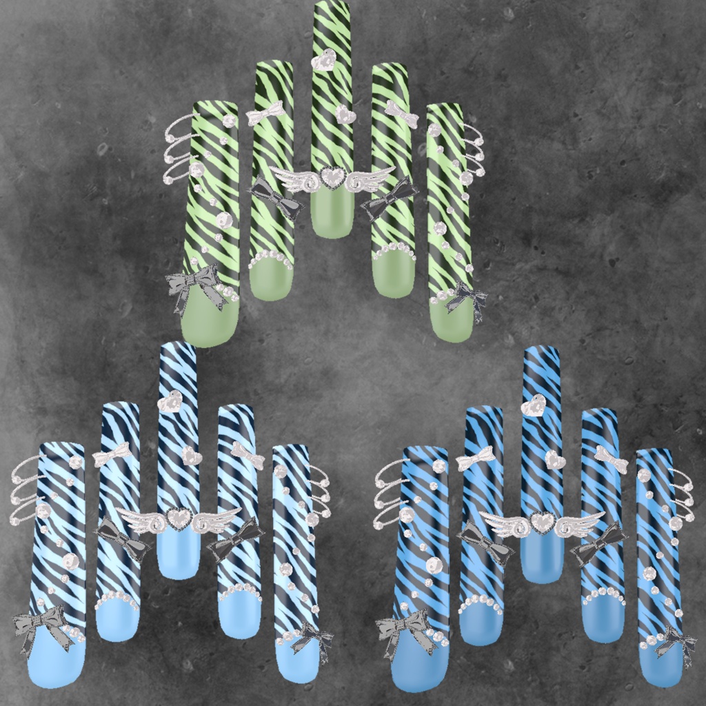 BLACK FRIDAY SALE【23アバター対応】SleepyZebraNail【MA対応】