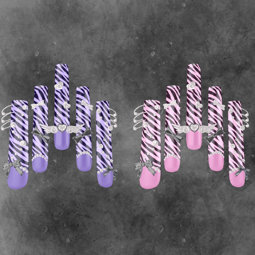 BLACK FRIDAY SALE【23アバター対応】SleepyZebraNail【MA対応】