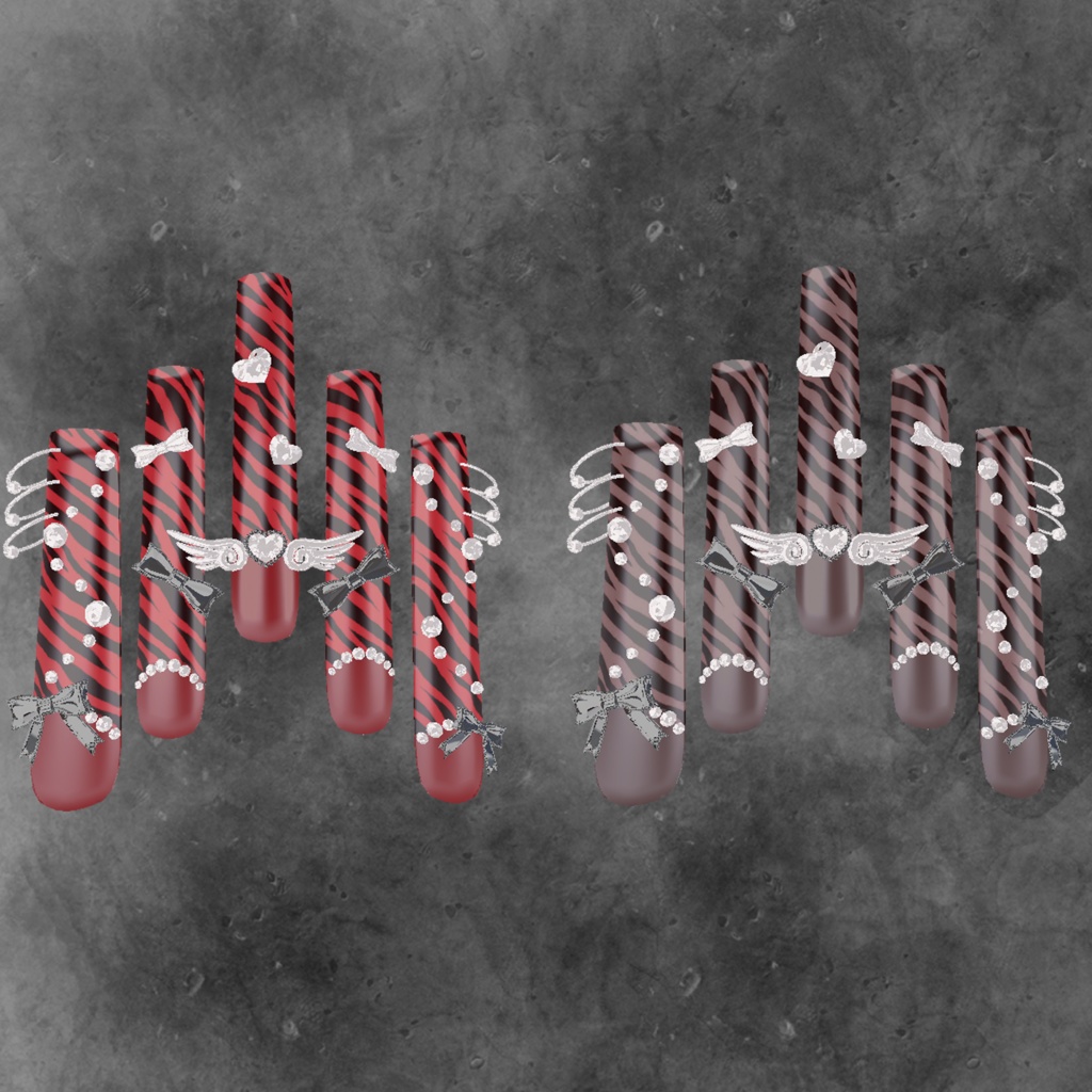 BLACK FRIDAY SALE【23アバター対応】SleepyZebraNail【MA対応】