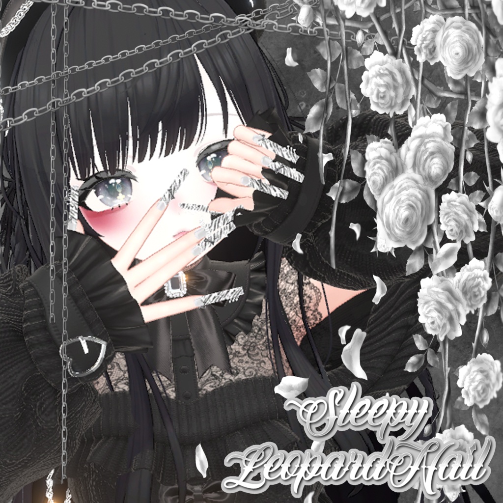 BLACK FRIDAY SALE【23アバター対応】SleepyZebraNail【MA対応】