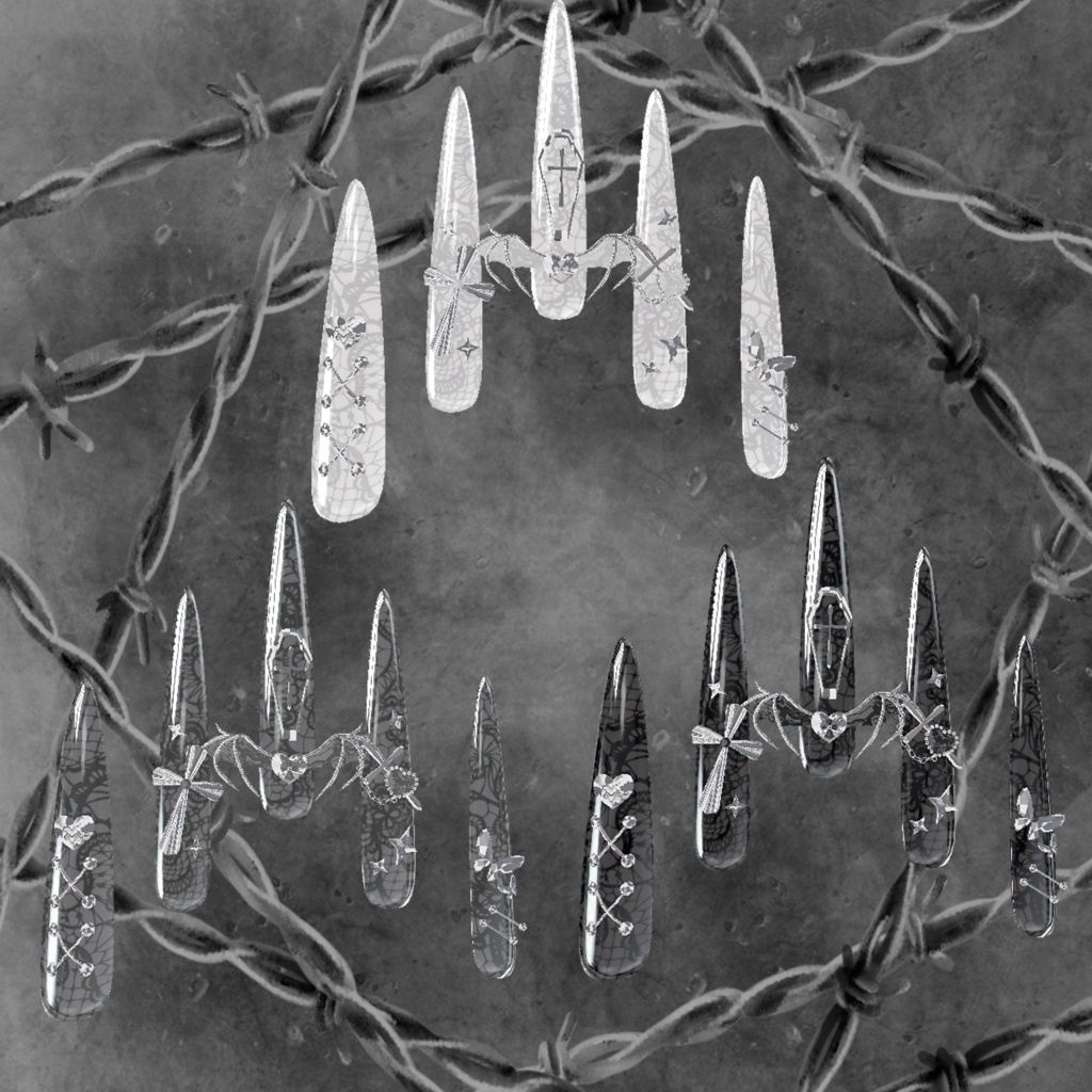 BLACK FRIDAY SALE【23アバター対応】NastyDevilNail【MA対応】