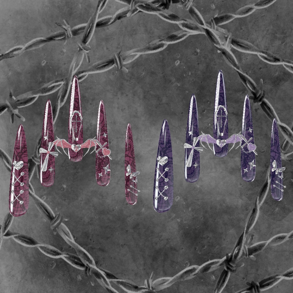 BLACK FRIDAY SALE【23アバター対応】NastyDevilNail【MA対応】