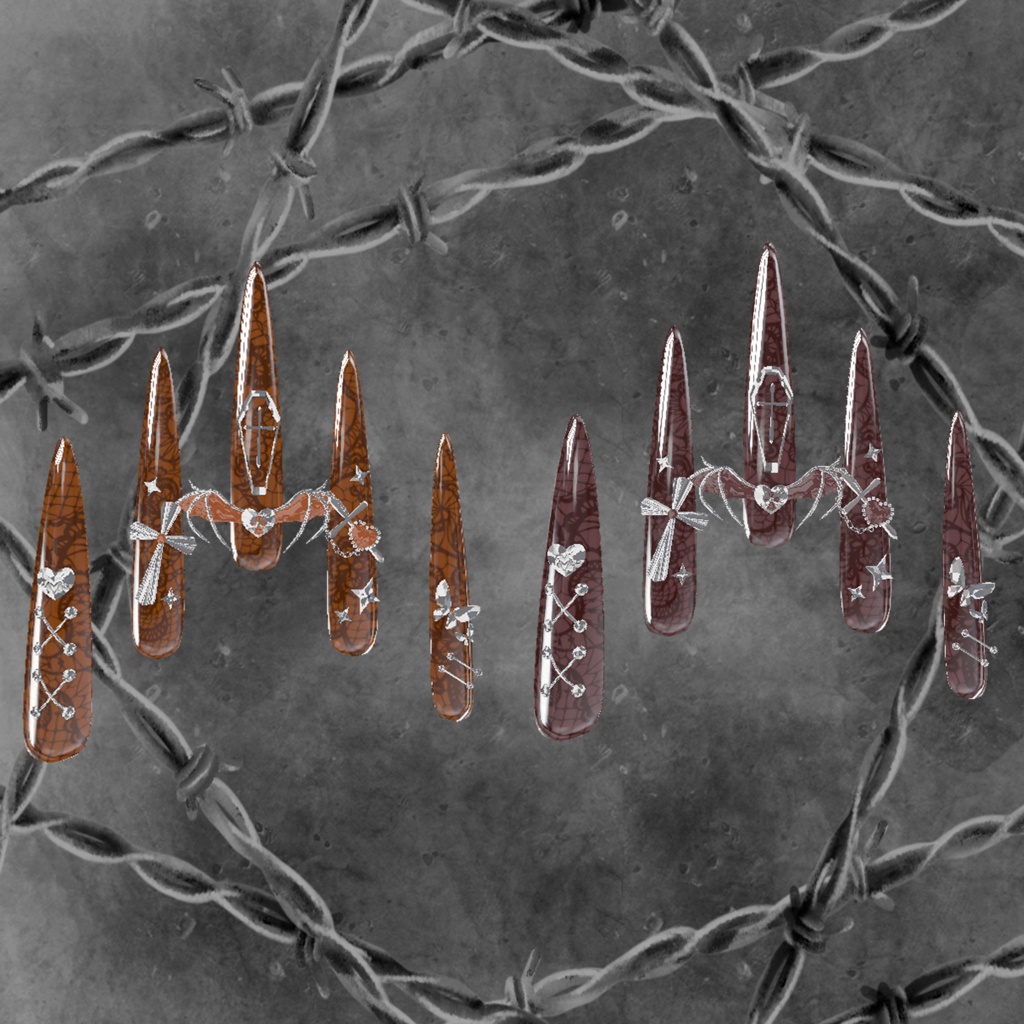 BLACK FRIDAY SALE【23アバター対応】NastyDevilNail【MA対応】