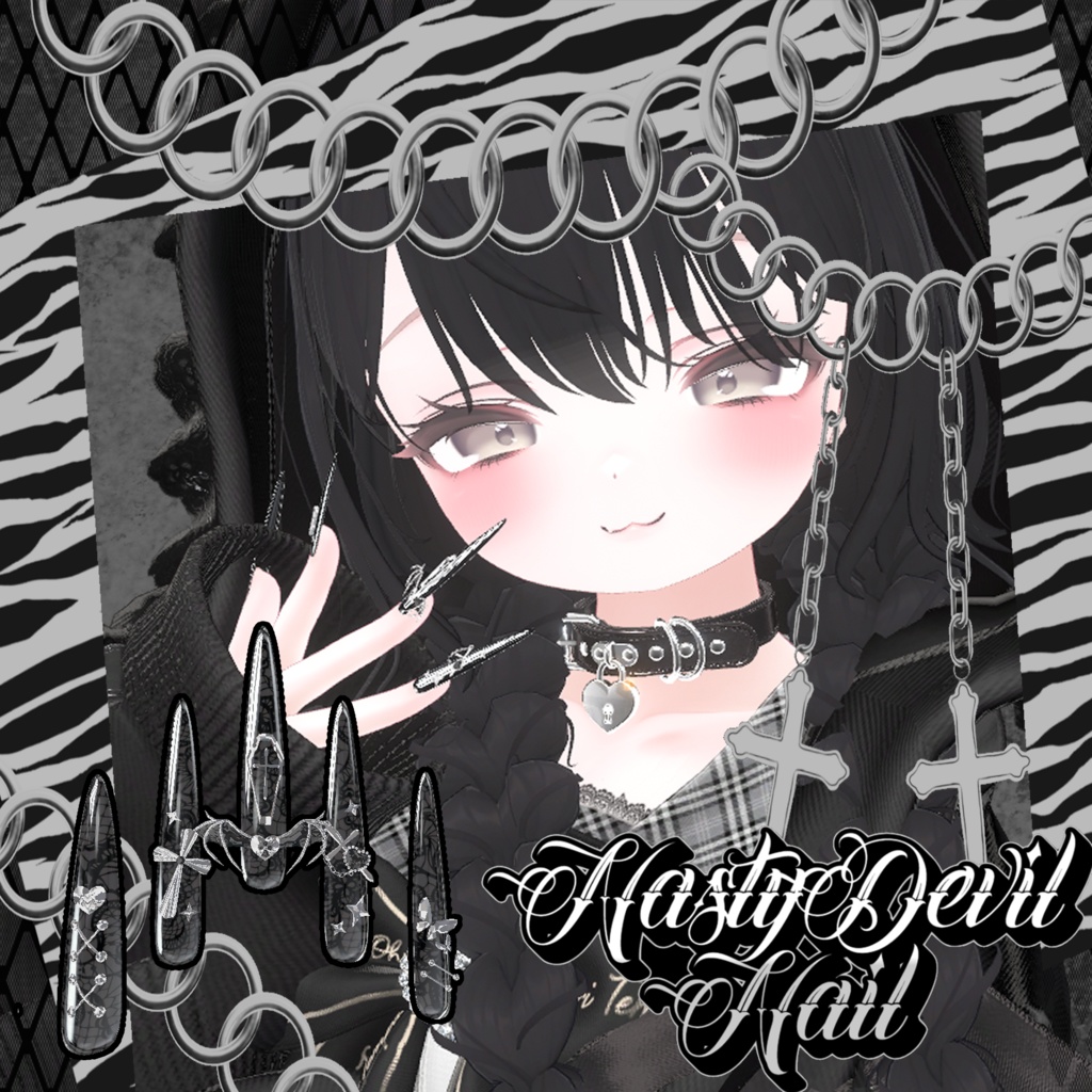 BLACK FRIDAY SALE【23アバター対応】NastyDevilNail【MA対応】
