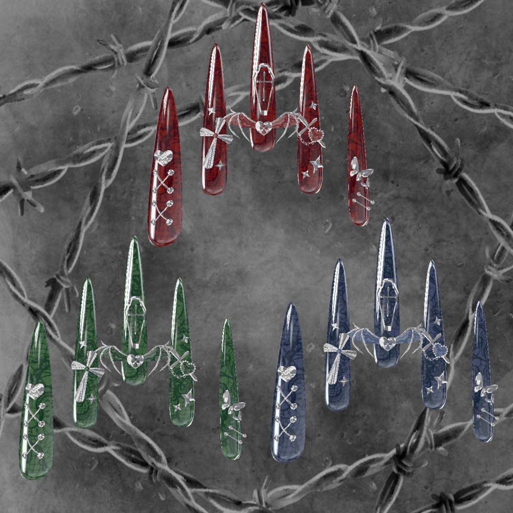 BLACK FRIDAY SALE【23アバター対応】NastyDevilNail【MA対応】