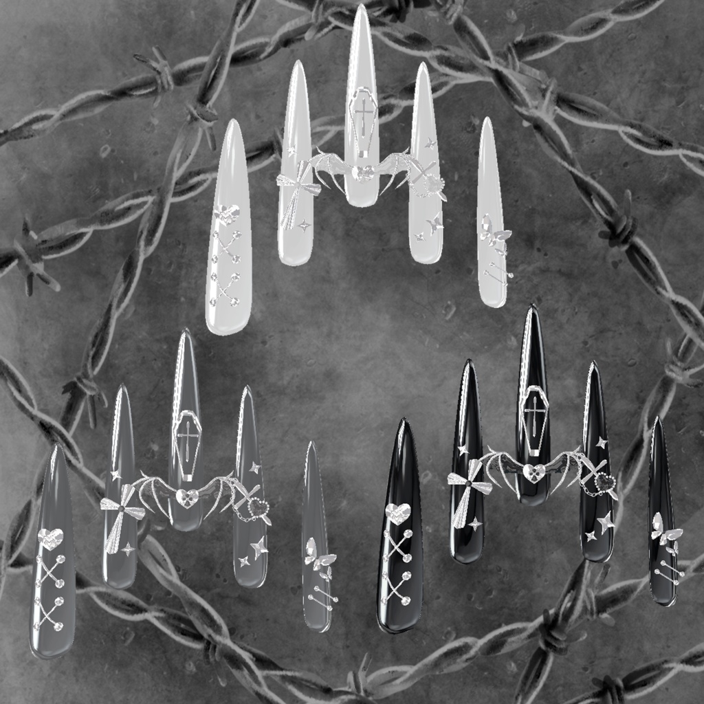 BLACK FRIDAY SALE【23アバター対応】NastyDevilNail【MA対応】