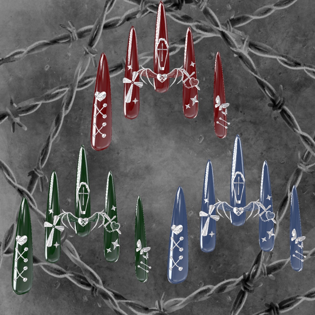 BLACK FRIDAY SALE【23アバター対応】NastyDevilNail【MA対応】