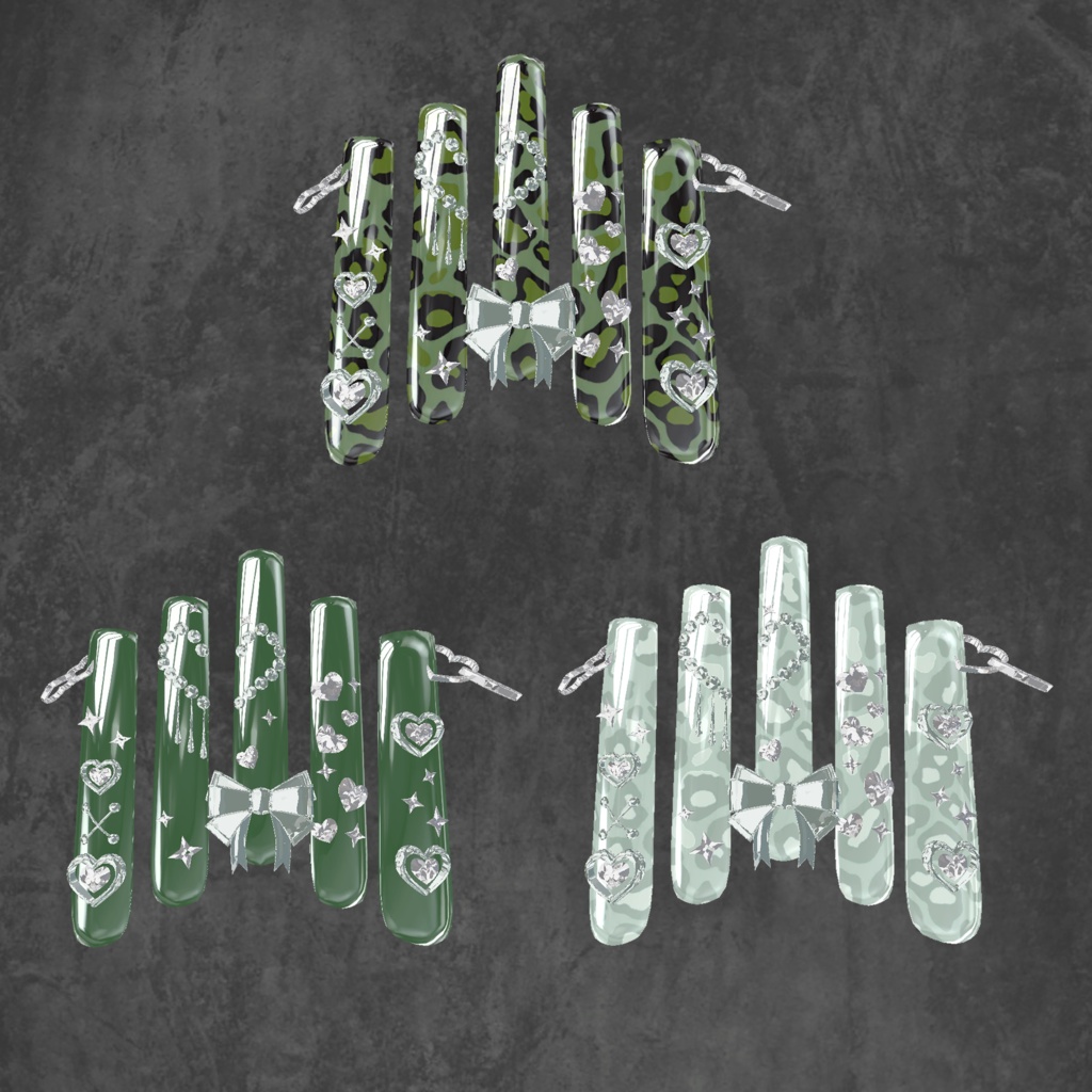 【23アバター対応】HoppingHeartNail【MA対応】