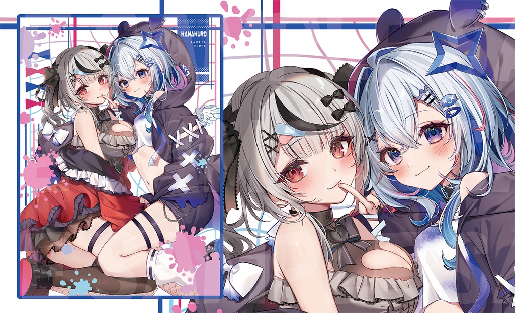 新作プレイマット16》クロヱ＆かなた - 混沌の女神様 - BOOTH