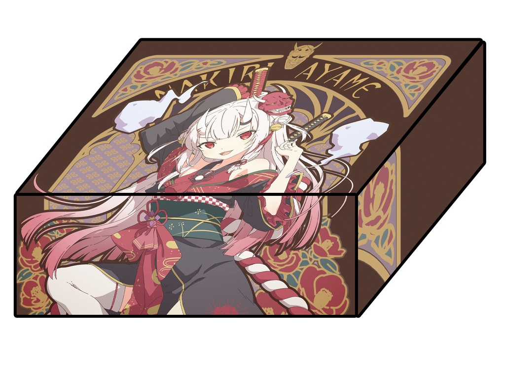 【新作合皮製ダメカンケース】あやめ