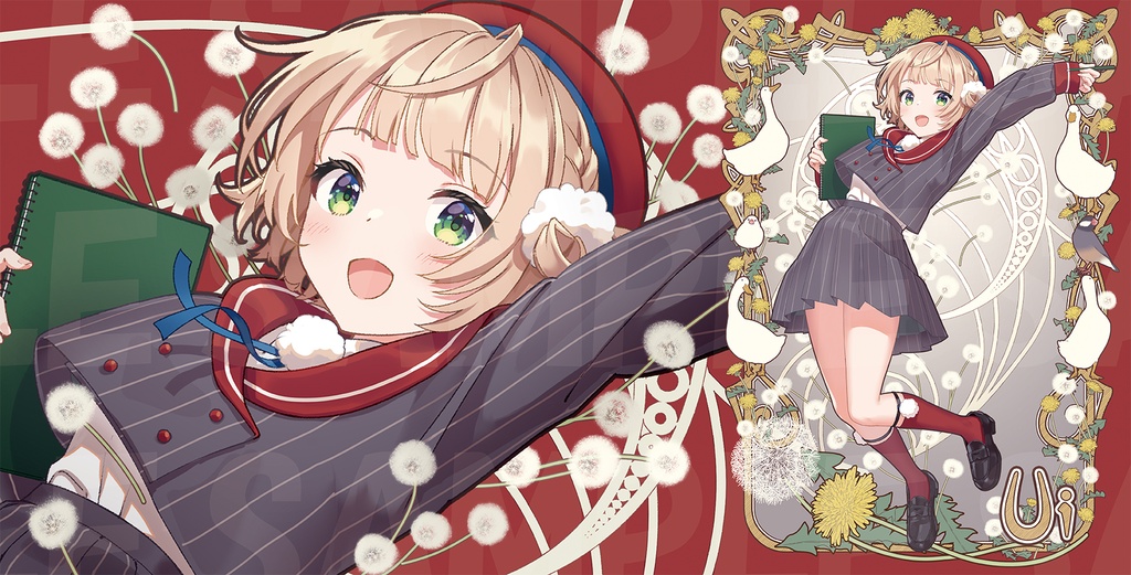 《新作プレイマット》ういママ