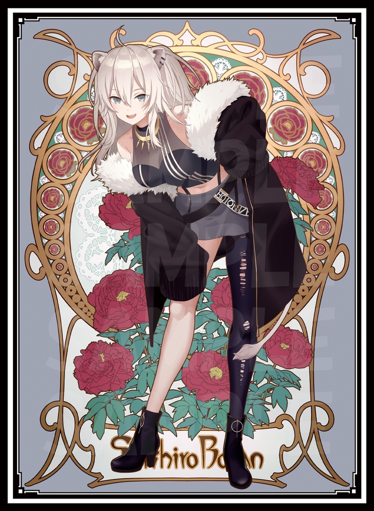 【カードスリーブ】ぼたん