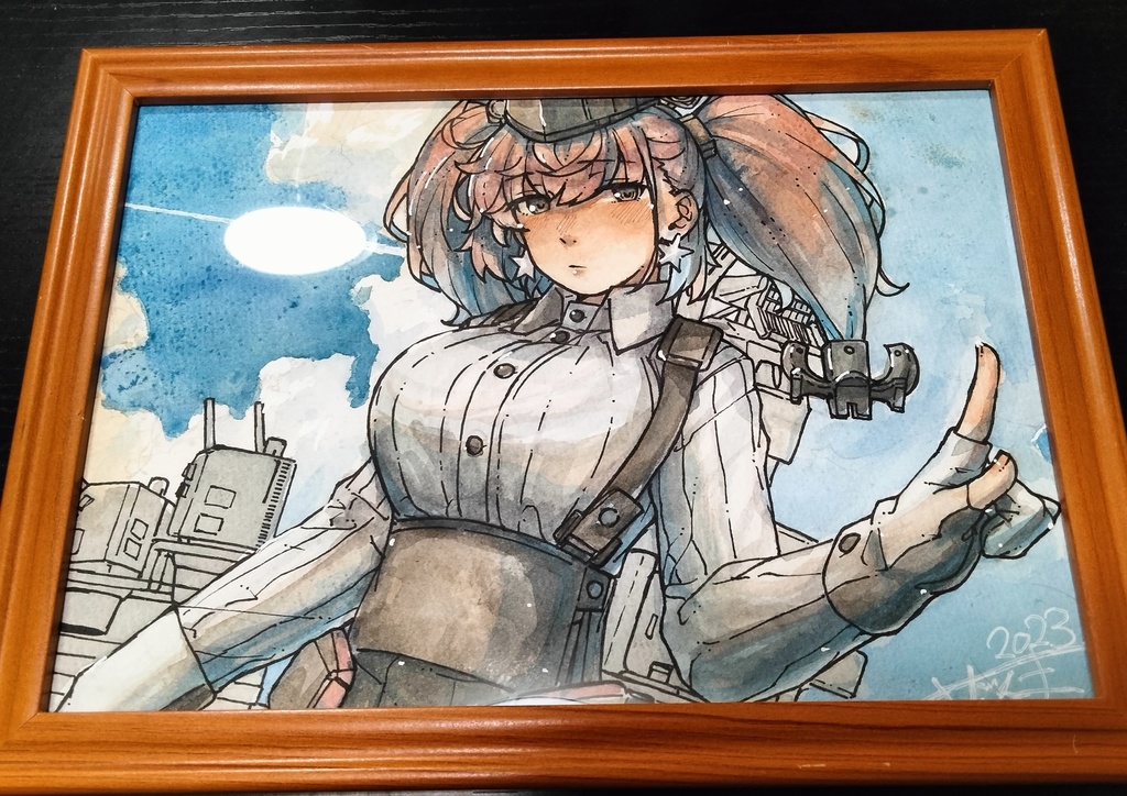 アトランタ 水彩原画B5