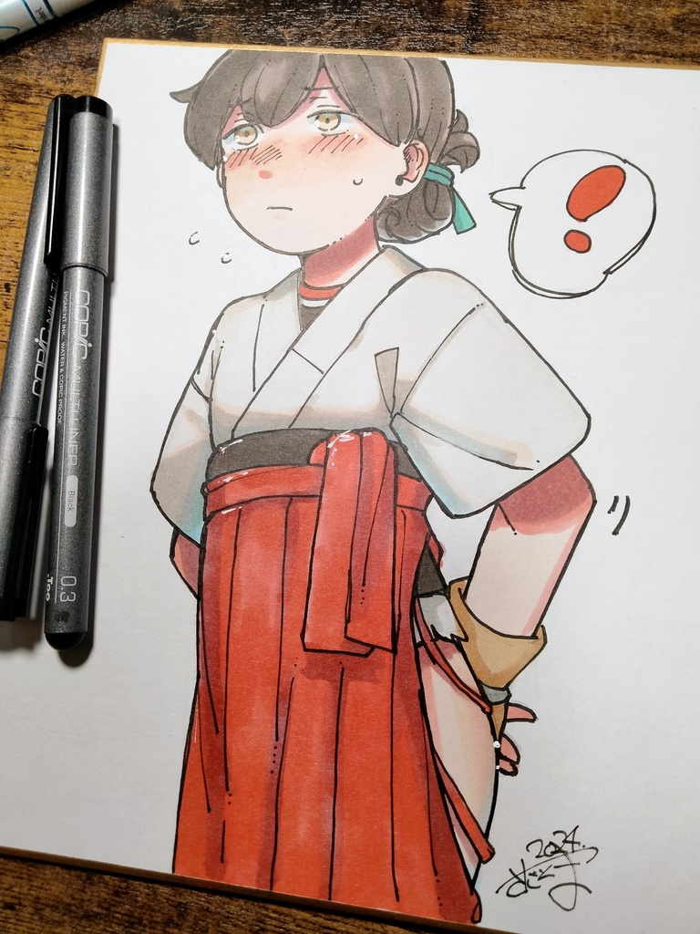春日丸色紙原画