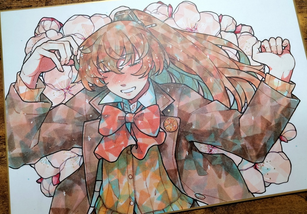 熊野 A4色紙原画