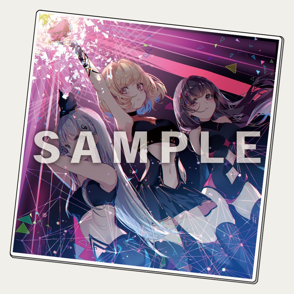 『Galaxy Triangle』リリース記念グッズ【アクリルプレート・缶バッジ+ボイス付き】