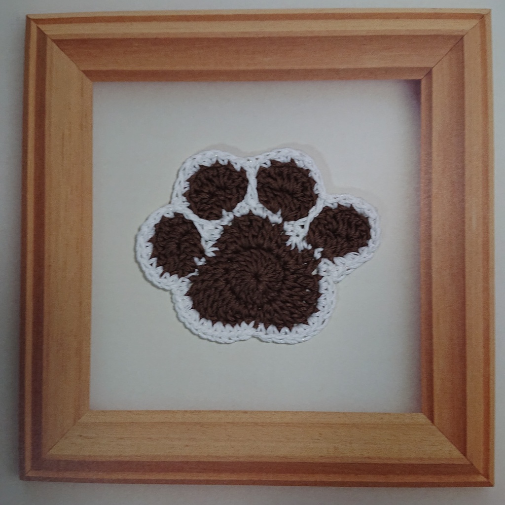 【SALE】+KOMACHI+ 手編み肉球コースター