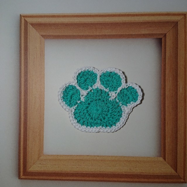 【SALE】+KOMACHI+ 手編み肉球コースター